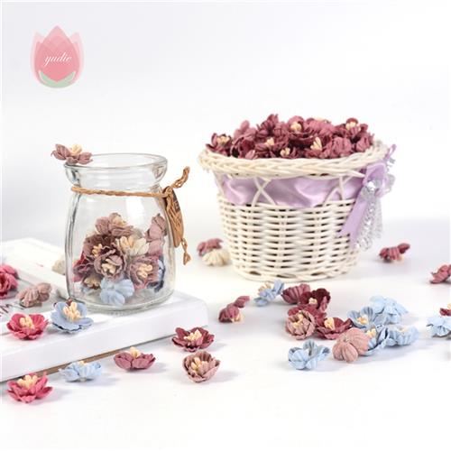 Silk Rose Artificial Flowers 2cm Fake Flowers for Home Decor