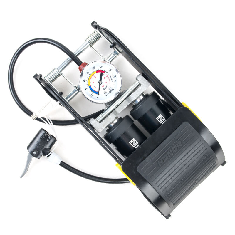 欧耐打气筒脚踩高压打气筒自行车电动车机车汽车家用可携式脚踏式