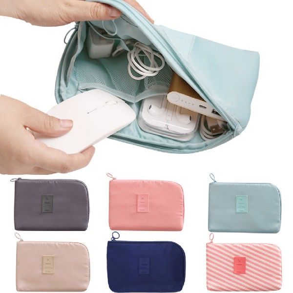 推荐Portable Data Cable Storage Bag Travel Earphone Wire 饰品/流行首饰/时尚饰品新 其他DIY饰品配件 原图主图