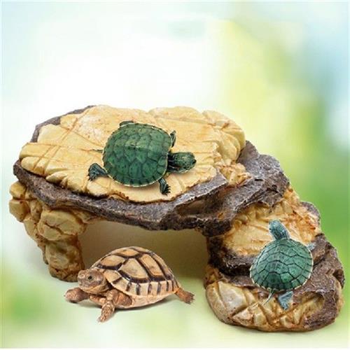 Reptile Resin Hides Cave Turtles Rock Hideout House Pet