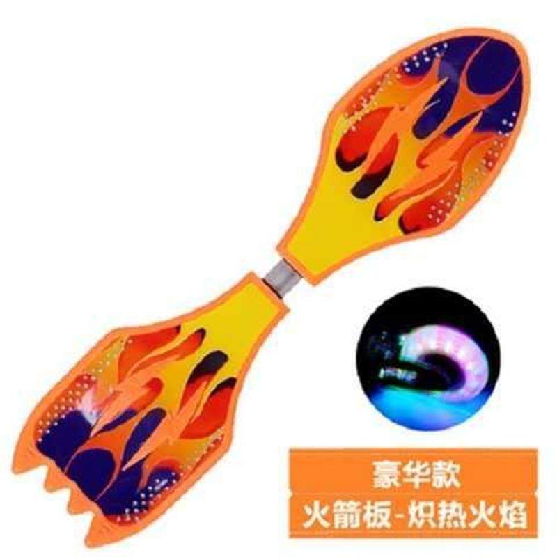 2020新款滑板儿童滑板车成人闪光双轮二2轮蛇板摇摆扭扭车活力板