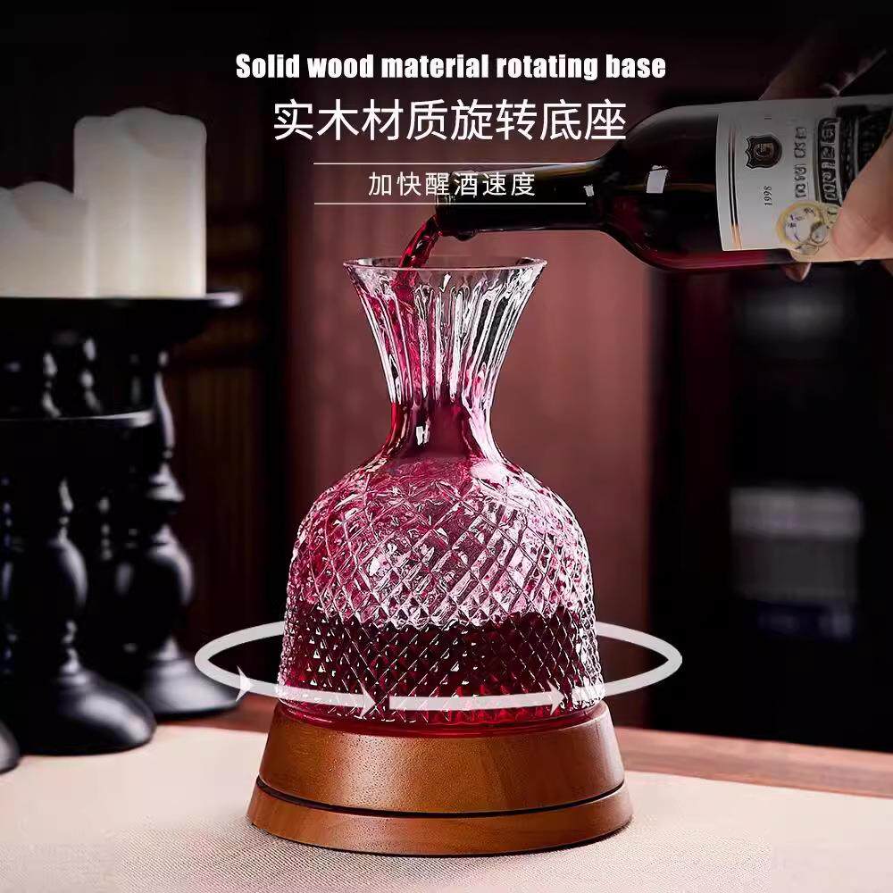 高端水晶红酒杯高脚杯葡萄酒杯醒酒器欧式奢华家用高档酒具大套装