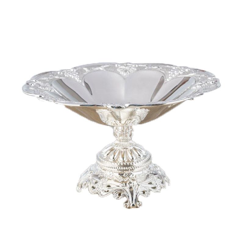 北欧新款高档豪ktv高脚果6610-11-盘创古意复华葡萄花果盘客厅水