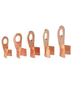 130pcs金色窥口端子铜接线端子SC系列端子套装盒装裸铜端子