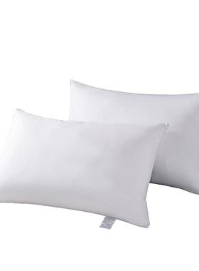 全季酒店同款防螨枕芯白色枕头芯羽丝绒家用枕护颈高枕颈椎睡眠