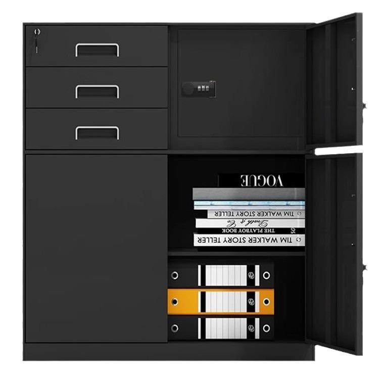 文件柜矮柜工具矮柜多抽档案凭证柜带锁收纳储物矮柜办公资料矮柜