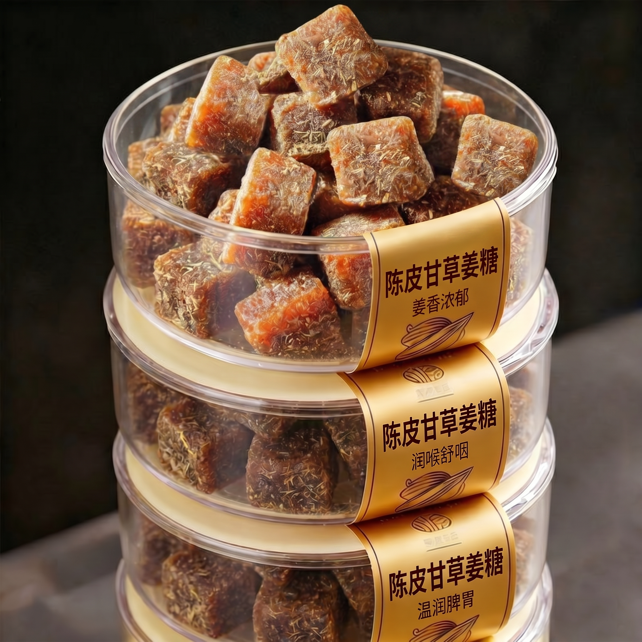 老字号！陈皮甘草姜糖官方旗舰店正品姜糖手工正宗老姜味潮汕特产