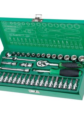 台湾宝工Pro'skit HW-23801M 1/4 寸38件套筒工具组 汽修机修用