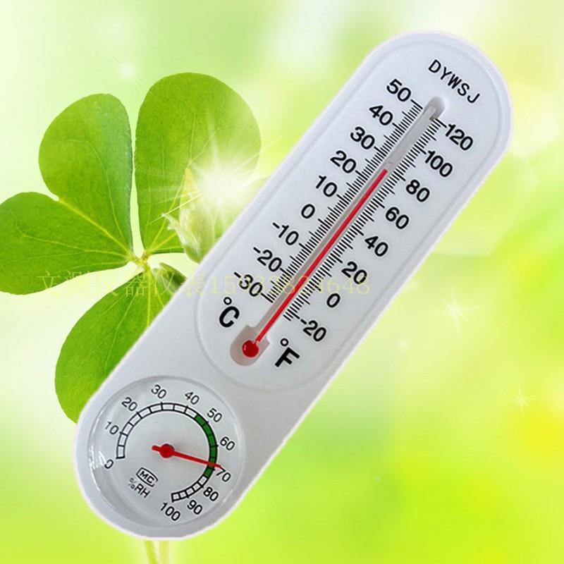 DYWSJ温湿度计红水温度计指针湿度计长条形壁挂式室内办公包邮