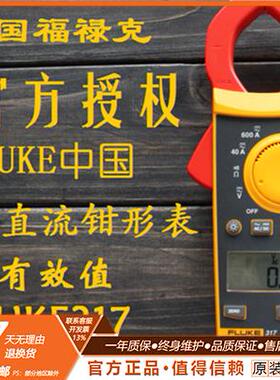 福禄克FLUKE317交直流钳形表F312 F317/F319电流表FLUKE319