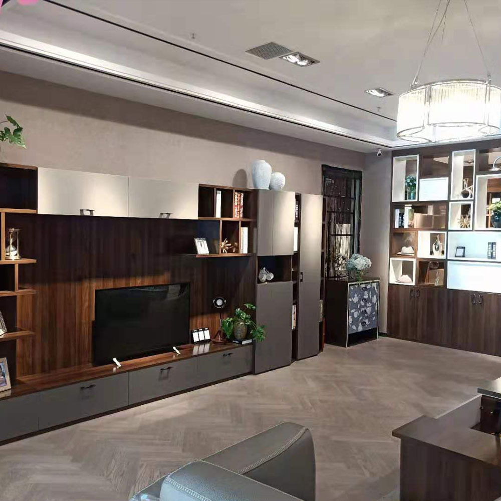 北欧风客厅平开门吸塑门橱柜门全屋家具整体厨房拼框门模压门板