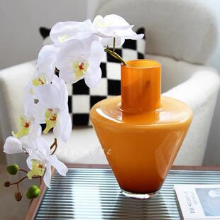 北欧风设计感高级感小众现代简约轻奢摆件客厅插花网红爆款花瓶