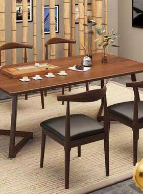 茶桌椅组合茶桌办公家用茶台长方形桌现代简约功餐桌夫套装泡茶桌