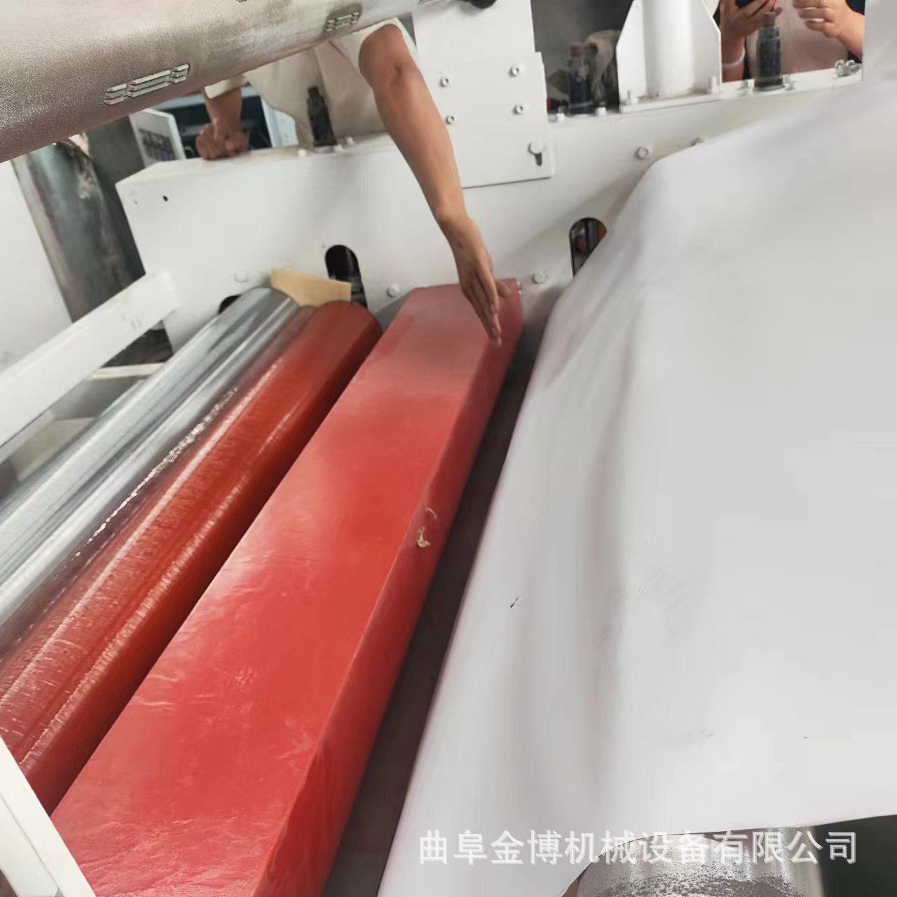 橡塑板PVC膜覆膜涂胶一体机