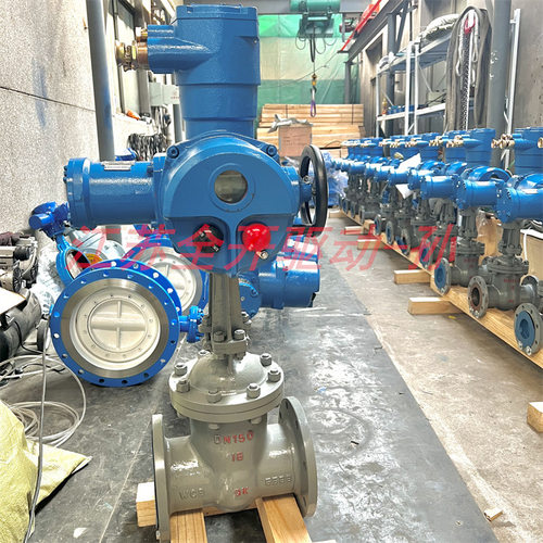矿用隔爆型一体式电动法兰闸阀MZ941H-40C DN250煤安矿用电动闸阀