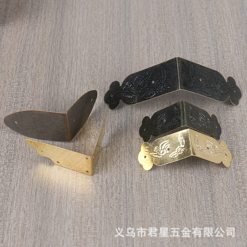 仿古木盒首饰盒直角护角角码
