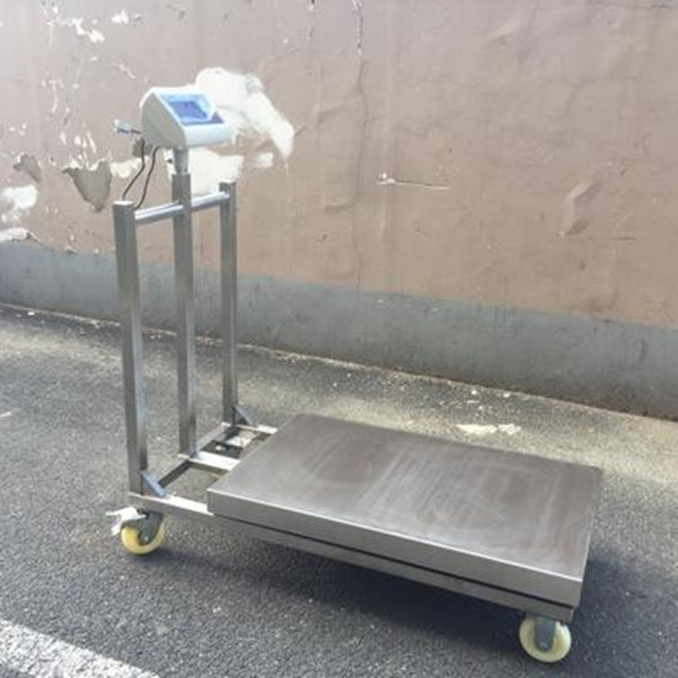75kg/200kg带轮手推电子台秤