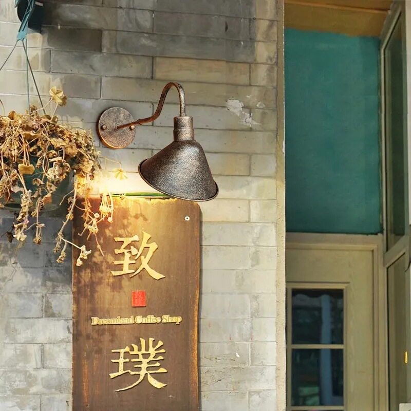 工业风户外复古壁灯仿古招牌