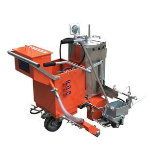 公路小区汽油标线机马路盲道车位划线车高压无气小型冷喷划线机