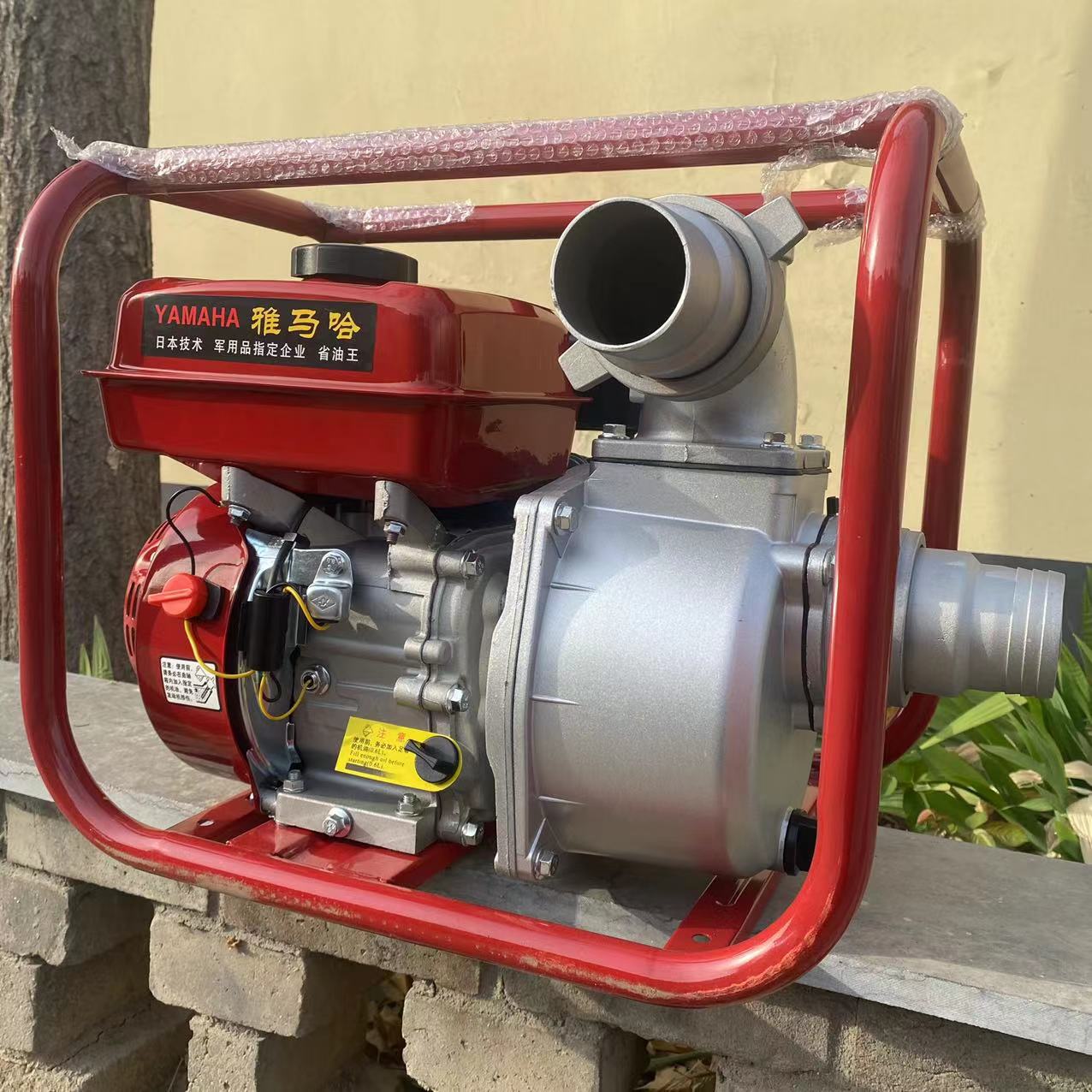 四轮拖车柴油水泵 6寸柴油高压水泵 汽油机带动3寸自吸泵