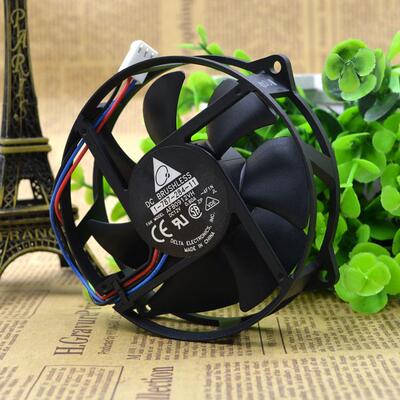 台达9225AFB0912VH12V0.60A三线圆形电脑CPU台式主机散热风扇