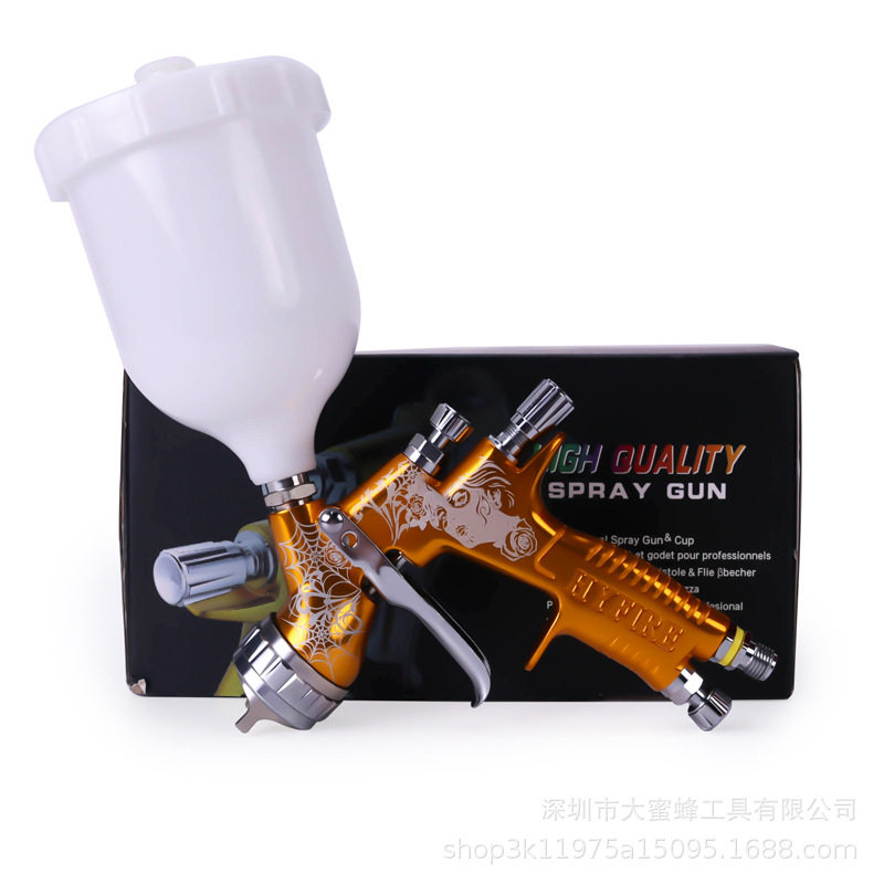 油漆喷枪GTI面漆家具皮具修补喷枪工具直销