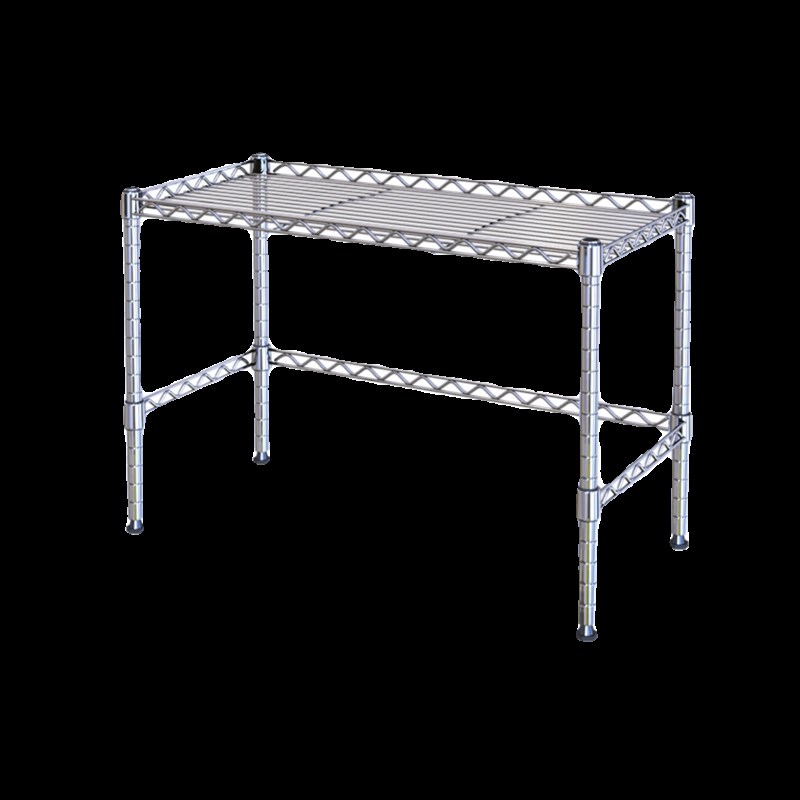 置物架带围栏一层架子调味罐架微波炉架子J烤箱小家电摆放架小花