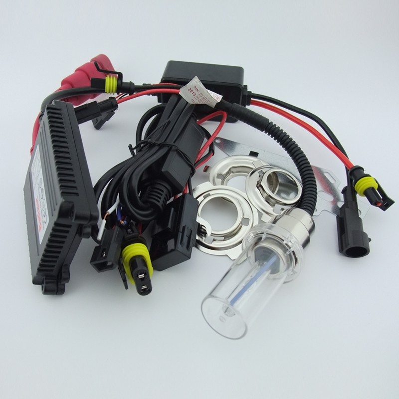 摩托车踏板车大灯通用型HID氙气灯 远近光4300K-12000K