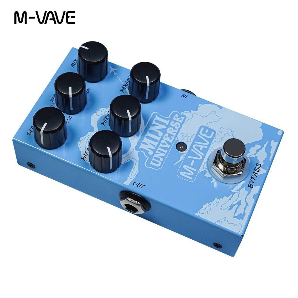 M-VAVE 吉他单块效果器 MINI-UNIVERSE 数字建模混响效果器