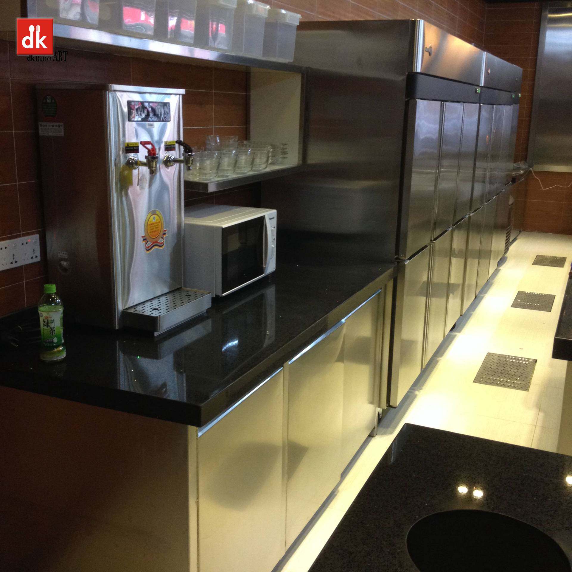 开放厨房自助餐台餐饮设备酒店用品自助餐台设计制作