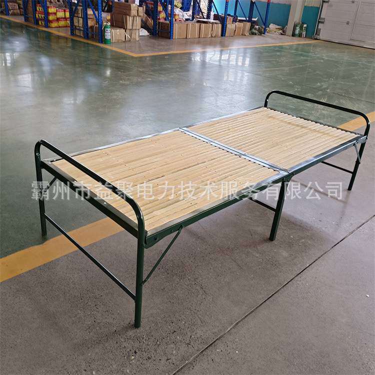 家用户外救灾竹板床单人简易午休折叠床工地宿舍出租屋床