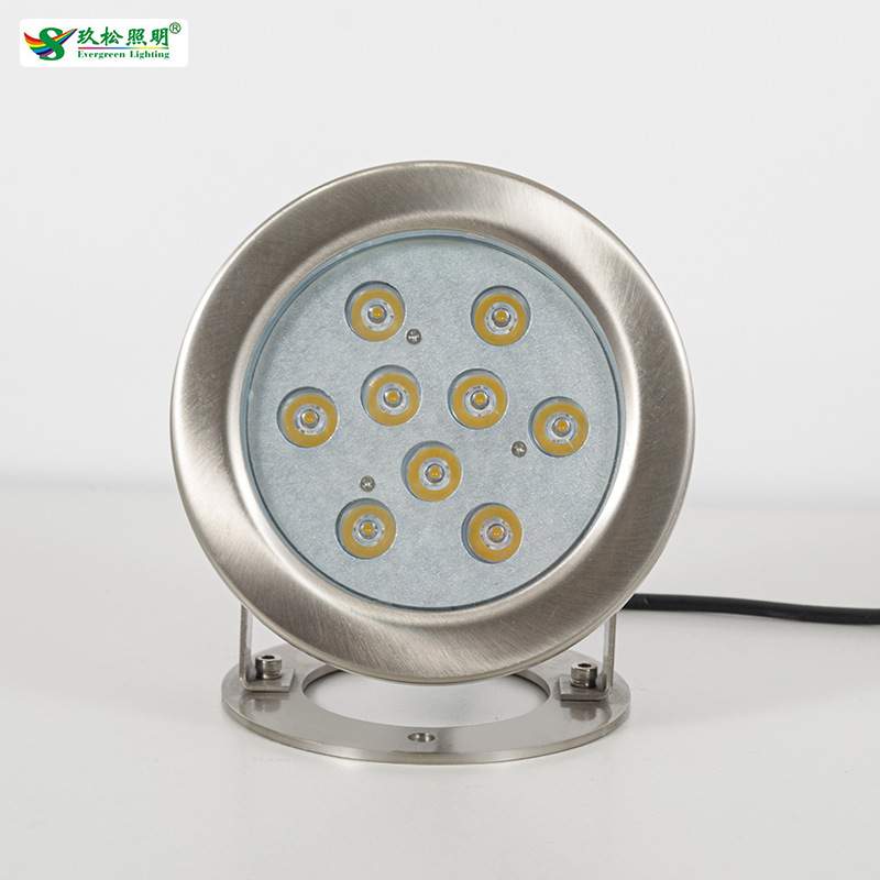 户外防水led水底灯9W低功耗不锈钢水池喷泉灯led水底灯