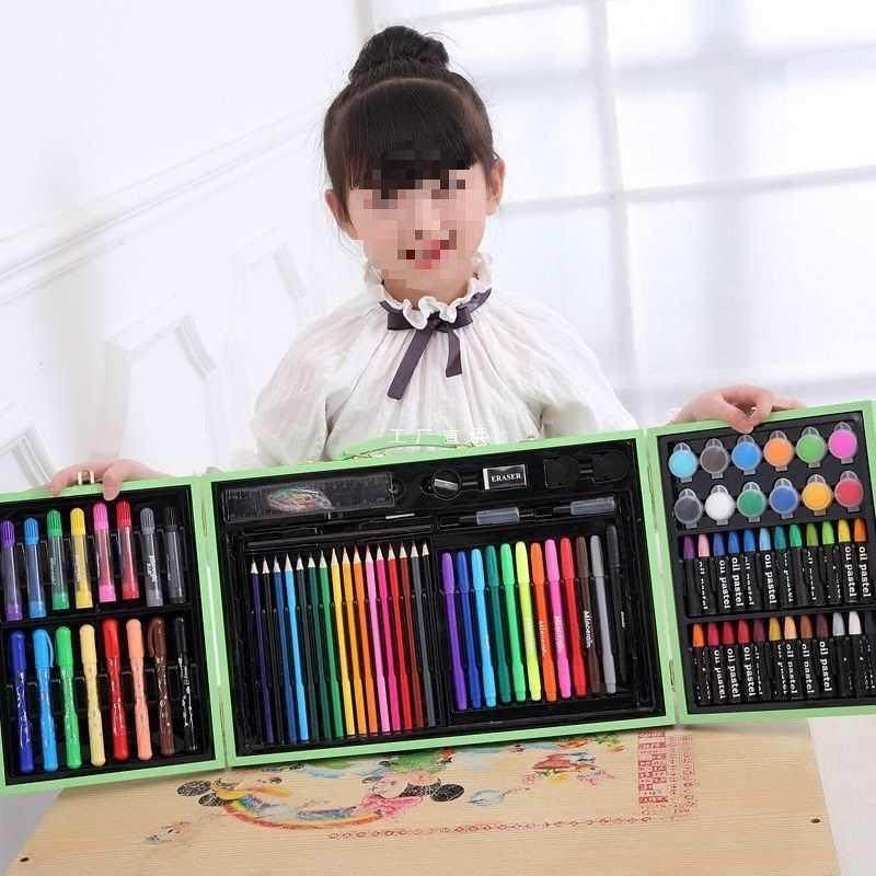 儿童绘画套装学习用品画笔画画工具儿童绘画套装小学生水彩笔画笔