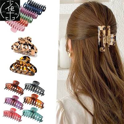 hair accessories clips hairclips Claw Color Barrette Fashion