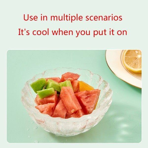 Reusable Ice Bowl Mold Homemade Ice Cube Tray Mold Silicone