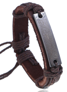 【小文精选青春派】欧美数字罗马编织手錬男女情侣款小众设计