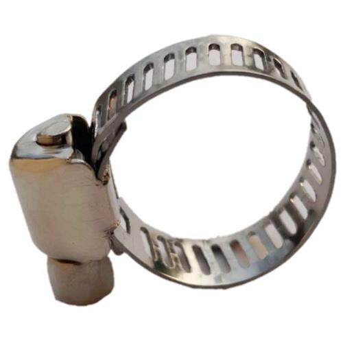 304不锈钢喉箍美式卡扣管箍加厚加宽1寸管夹子水管夹4分管扣煤气