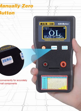 MESR-100 ESR Capacitance Ohm Meter Professional Measuring Ca