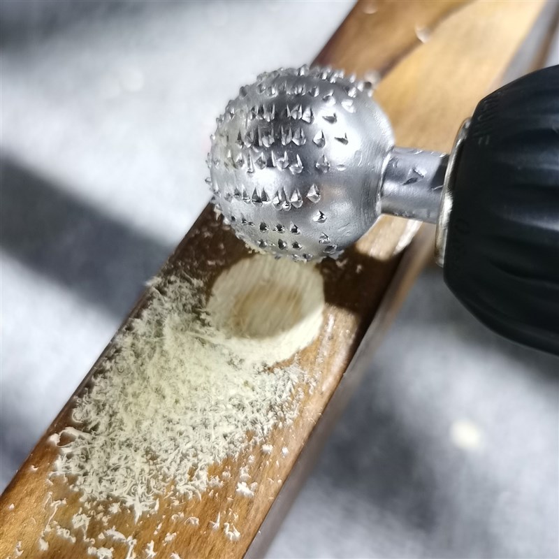 Sphere Rotary Burr 1/4 inch Shank Carbide File Tungsten Stee