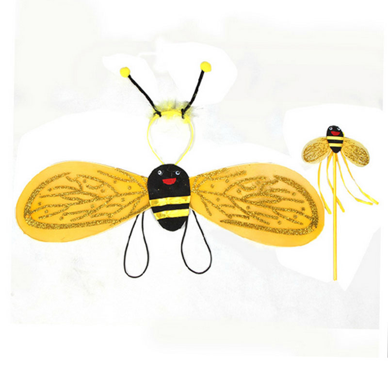 Anak Perempuan Kuning Lebah Merah Kumbang Sayap Antena Ikat