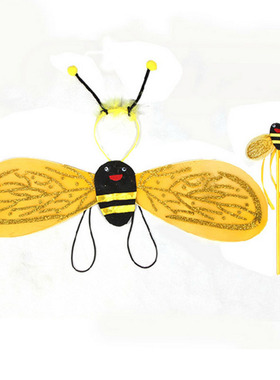 Anak Perempuan Kuning Lebah Merah Kumbang Sayap Antena Ikat