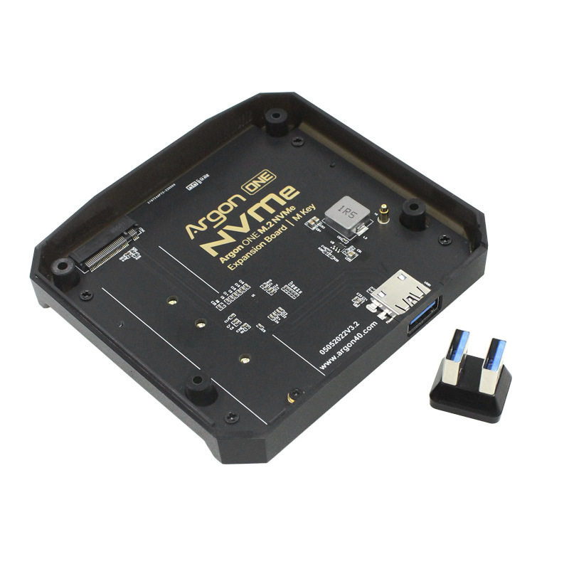 树莓派4B USB转NVMe硬碟扩展板 Argon One V2 M2固态硬碟驱动板