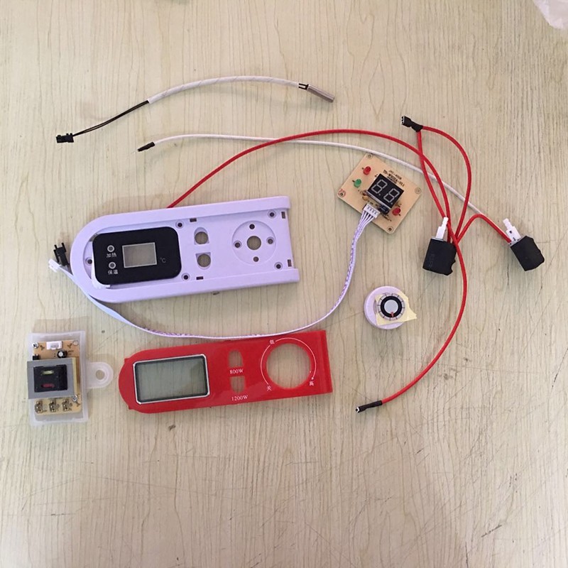 家用电热水器40L60l/80升双联开关控制显示面板电脑板圆桶超薄型