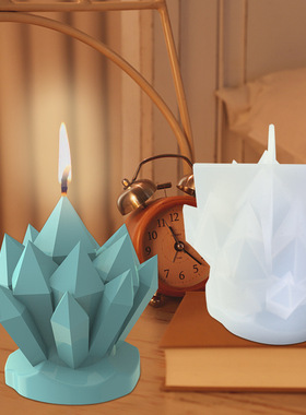 Iceberg shape Flower cluster candle silicone mold European s