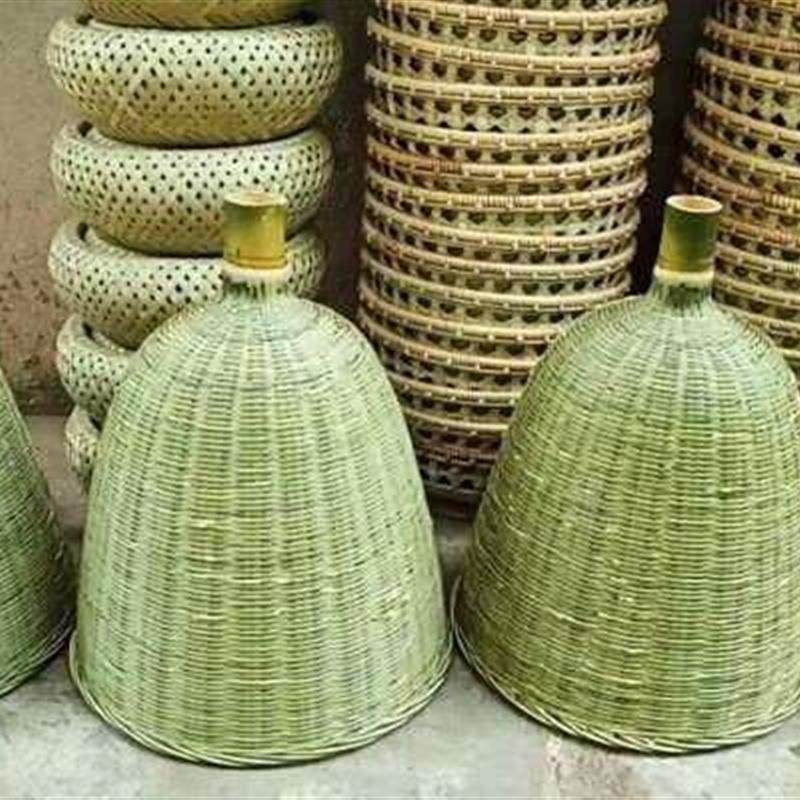 竹编竹制品手工竹编收蜂笼捕蜂笼招蜂笼加大竹编捕蜂器透气抓蜜蜂