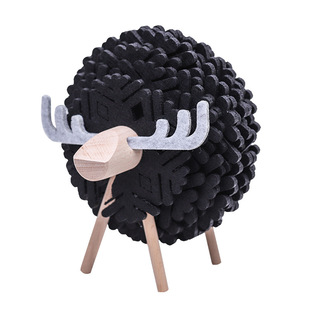 Nordic Living Room Deer Heat Resistant Mat Desk Artwork