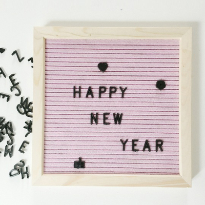 Hot Beautiful Felt Letter Board Wooden Frame Changeable