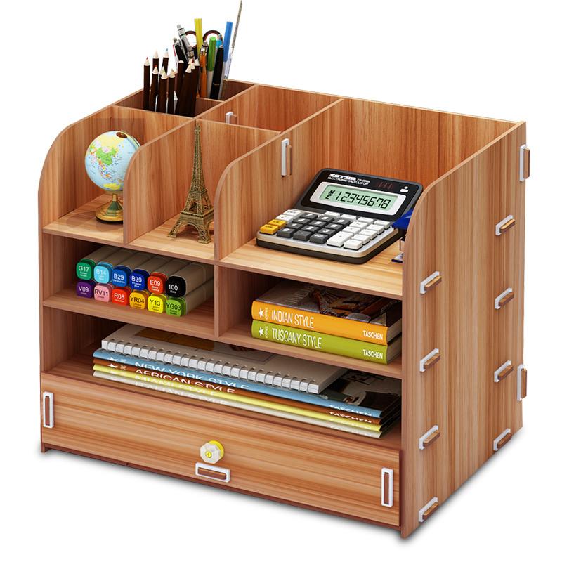 收纳神器书架多功能书桌家用上桌面办公室多层置物简易桌子的宿舍