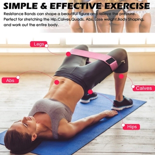 Hip Yoga Resistance bands Fitness band Exercise equipment 20