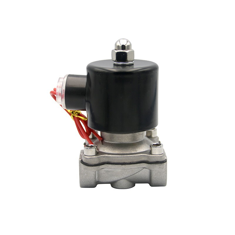 2W常闭不锈钢电磁阀水阀 气阀一寸二寸4分dn50 dn25 220V24V